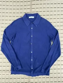 FILIPPO DE LAURENTIIS 半袖ニットポロカーディガン - メルカリ