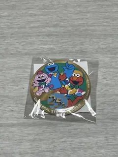 USJ 25周年 セサミストリート 缶バッジ