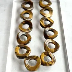 タイガーアイ　ツイストドーナツ　14粒