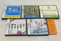 DSソフトセット漢検　眼力トレ　やわらかあたま塾　プーペガール　ニンテンドッグス