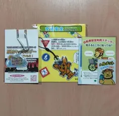 ピーポくん交通安全リフレクター・反射板　反射キーホルダー　ステッカー(非売品)のサムネイル
