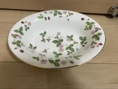 ビンテージ未使用ウェッジウッドフロレンティーンアイボリーオーバル皿