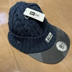 New Era GOLF VISOR KNIT NEOLD ネイビー