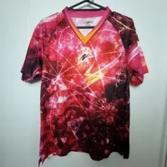 卓球 ニッタク nittaku ピンク L ユニフォーム ゲームシャツ