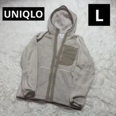 ユニクロ White Mountaineering フリース パーカー L