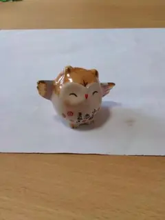 陶器製フクロウの置物