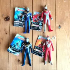 ウルトラマン フィギュアセット 4体　ソフビ
