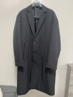ZARA ザラ チェスターコート ロングコート 中綿 オーバーサイズ ブラックのサムネイル