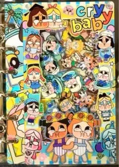 1点限定⚠️再入荷❌A7★CRYBABYシャカシャカノート＊カバー付