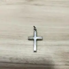 新品未使用 シルバー925 クロスチャーム 約3cm ペンダントトップtop36