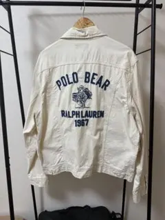 POLO COUNTRY ポロベア デニムジャケット ホワイト XLのサムネイル