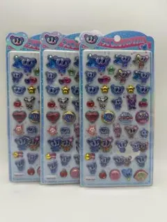 【正規品】うるちゅるシール　エンジェルブルー　3枚セット