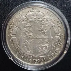 ハーフクラウン銀貨（ヴィクトリア女王ジュビリーヘッド）1889年