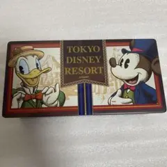 ディズニー　クッキー缶　ミッキー　ドナルド
