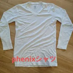 phenix Vネック長袖Tシャツ Mサイズ