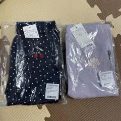 新品未使用　プティマイン　GIRLS7分丈レギンス　 120サイズ　2枚セット