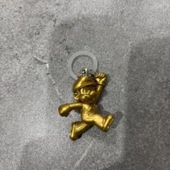 任天堂 マリオ ゴールド キーホルダー カプセルトイ