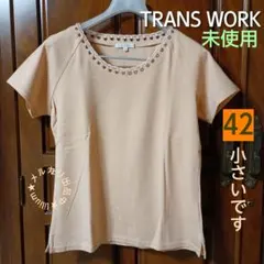 トランスワーク Tシャツ オレンジ系 Mくらい 未使用 美品のサムネイル