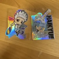 ハイキュー！！キャラカットステッカー　鴎台　星海光来　等身　デフォルメ