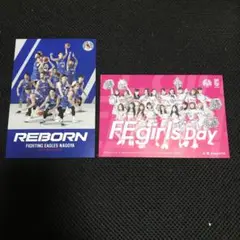 新品 非売品 Bリーグ ファイティングイーグルス名古屋 ポストカード 2枚セット
