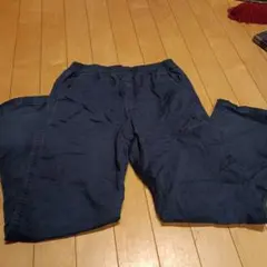 ネイビー フリース 長ズボン XL