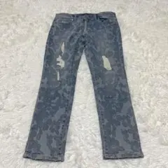 【ギャップ】/デニムパンツ/26/ブルー/ダメージ加工/ジーンズ/綿99%/定番
