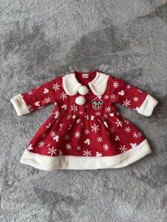 冬用ワンピース ディズニー ミニーちゃん