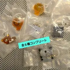 サンエックスユニバースマスコットチャーム たれぱんだ こげぱん リラックマ