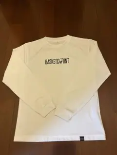 BASKETCOUNT LOGO LONG T-SHIRT / WHITE