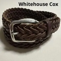 8/13終了✨ホワイトハウスコックス　メッシュベルト　ブラック　30-75 希少 さらばホワイトハウスコックス！！147年の歴史に幕が下りる前に