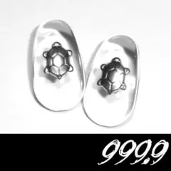 【亀・チタン芯】球面パット 999.9 フォーナインズ純正 鼻パット