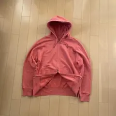 ジップパーカーピンク