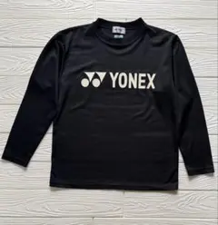 【男女兼用SSサイズ 】YONEX（ヨネックス ）ロングTシャツ　ブラック長袖