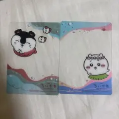 映画 치이카와 キャンペーンノベルティ クリアカード セイレーンと人魚 치이카와