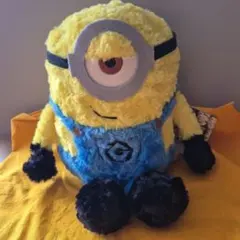 【タグ付き美品】ミニオンズ ぬいぐるみ もふもふタイプ 約31cm