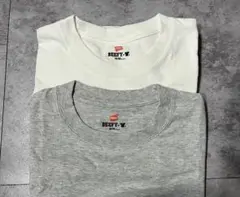 Hanes BEEFY Tシャツ Mサイズ 2枚セット白 灰色