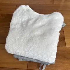 ユニクロ UNIQLO ファーリーフリースセット Lサイズ オフホワイト