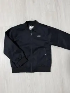 【新品・タグ付】ikka フェイクスエード リブブルゾン ブラック140 150