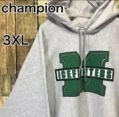 champion リバースウィーブ　パーカー　グレー　古着