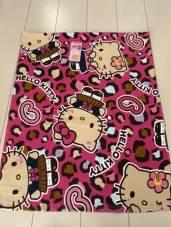 サンリオ　日焼けギャルキティ レオパード柄　バスタオル しまむら　新品