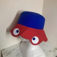 万博ラストセール　赤青　バケットハット