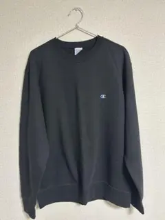 Champion ブラック スウェット XXL