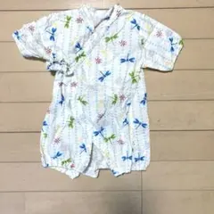 ベビー甚平 トンボ柄 60-70cm