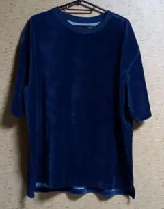 M2SQUARED ベロア Tシャツ Mサイズ ネイビーのサムネイル