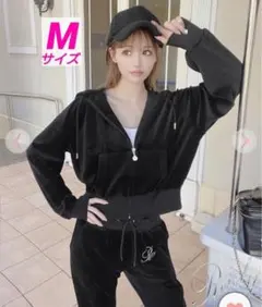 【新品】(訳あり)Rady ベロア　セットアップ　ブラック