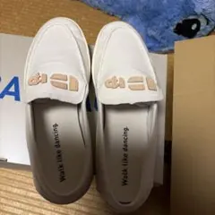 SANGACIO にゅ〜ず ローファー ブルー ピンク スニーカー - メルカリ