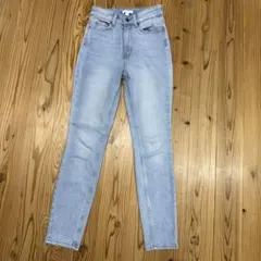 H&M ハイウエストスキニーデニム