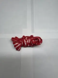 Supreme ロゴ入りシューレース レッド