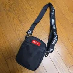 MILK FED. ブラックショルダーバッグ　サコッシュ