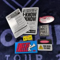 東方神起 ユノ I-KNOW MATCH CARD VER. ステッカーセット